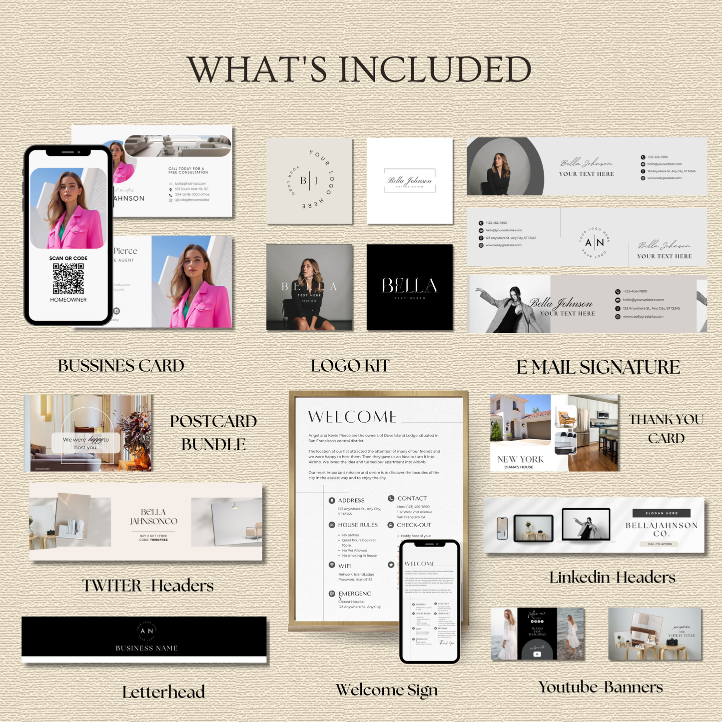 Airbnb Host Welcome Book Template Airbnb template, Editable Airbnb Signs, Cleaning Checklists, Airbnb Printables, VRBO host bundle