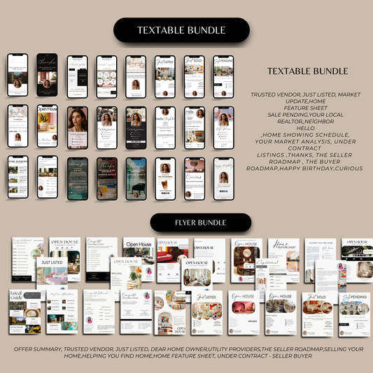 Real estate marketing template Real Estate Social Media Instagram Bundle , Real Estate Marketing ,Realtor instagram PostTemplate Canva